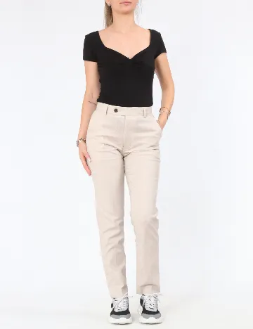 Pantaloni ASOS, crem