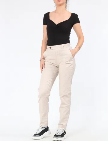 Pantaloni ASOS, crem