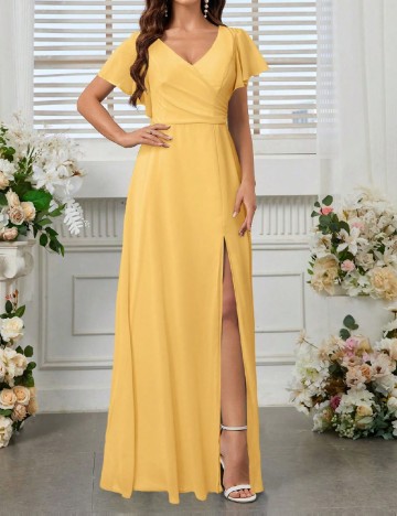 Rochie lunga SHEIN, galben