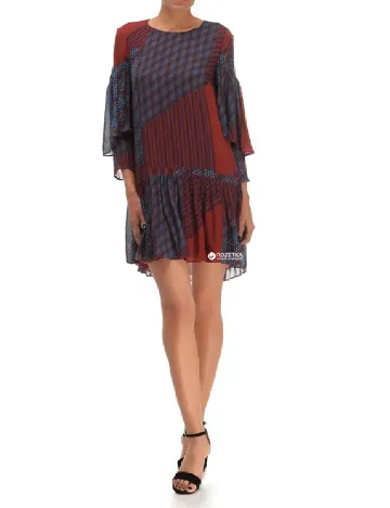 Rochie scurta Zara, mix culori