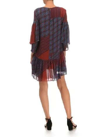 Rochie scurta Zara, mix culori
