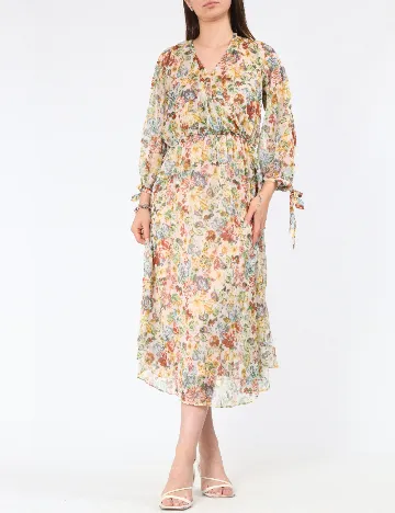 Rochie medie Zara, floral print