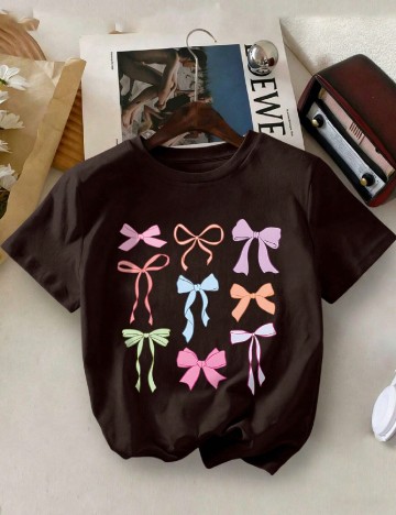 Tricou Shein Kids, maro
