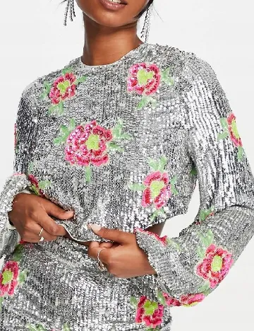 Bluza ASOS, argintiu