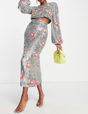 Bluza ASOS, argintiu