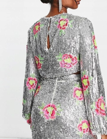 Bluza ASOS, argintiu