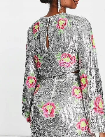 Bluza ASOS, argintiu