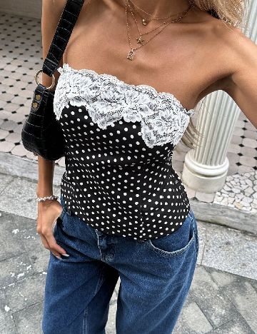 Top SHEIN, negru