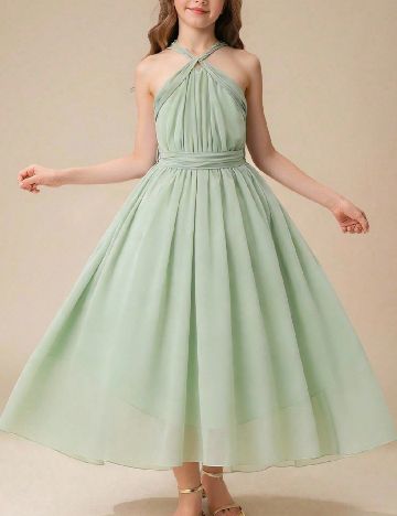 Rochie Shein Kids, verde