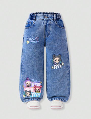 Blugi Shein Kids, albastru