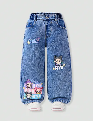 Blugi Shein Kids, albastru