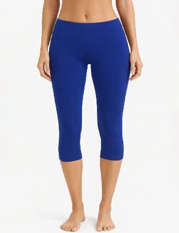 Colanti trei sferturi Pull&Bear, albastru