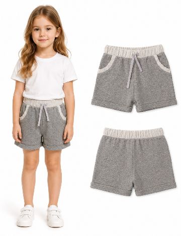 Pantaloni scurti Zara, gri