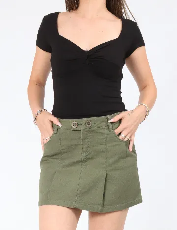 Fusta Zara, verde