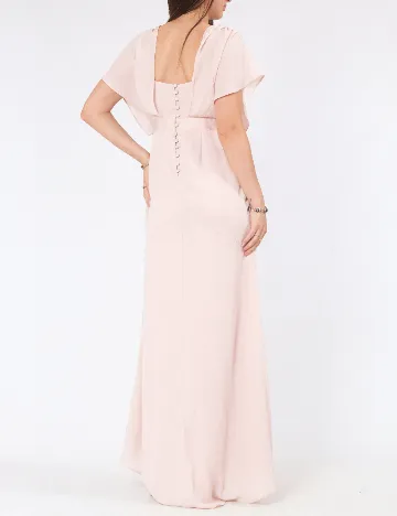 Rochie lunga ASOS, roz pal