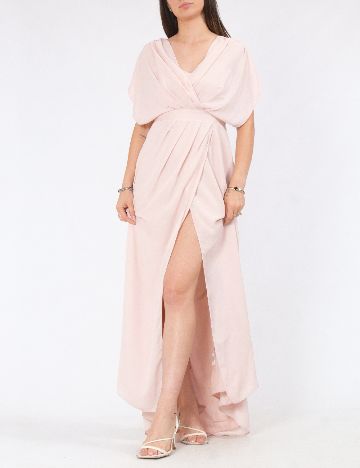 Rochie lunga ASOS, roz pal