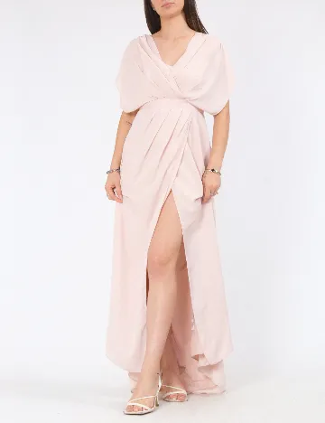 Rochie lunga ASOS, roz pal