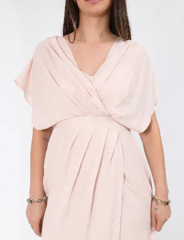 Rochie lunga ASOS, roz pal