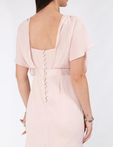 Rochie lunga ASOS, roz pal