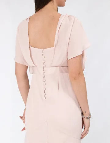 Rochie lunga ASOS, roz pal