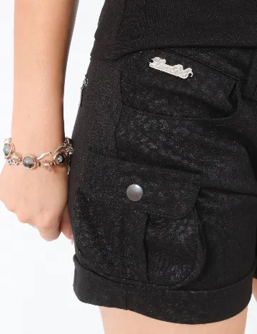 Pantaloni scurti Zara, negru