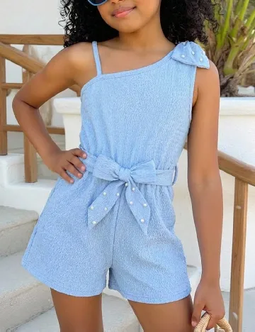 Salopeta Shein Kids, albastru