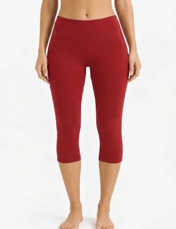Colanti trei sferturi Pull&Bear, rosu