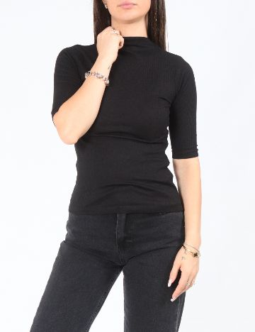 Bluza Pull&Bear, negru