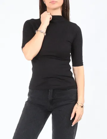 Bluza Pull&Bear, negru