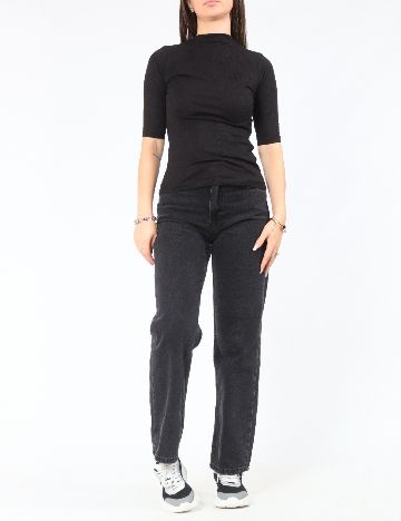 Bluza Pull&Bear, negru