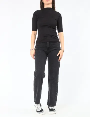 Bluza Pull&Bear, negru