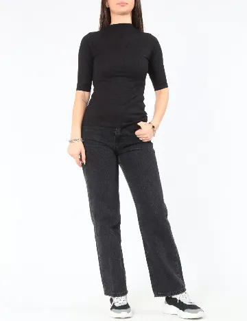 Bluza Pull&Bear, negru