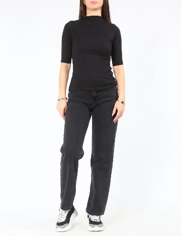 Bluza Pull&Bear, negru