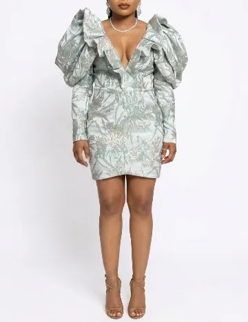 Rochie scurta ASOS, verde