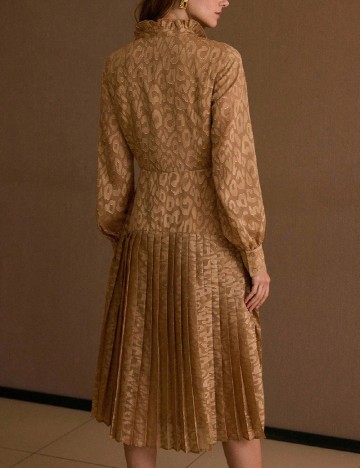 Rochie medie MOTF, maro