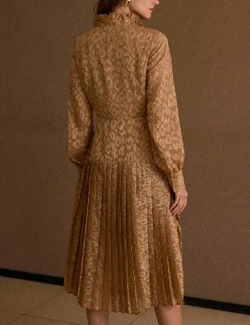 Rochie medie MOTF, maro