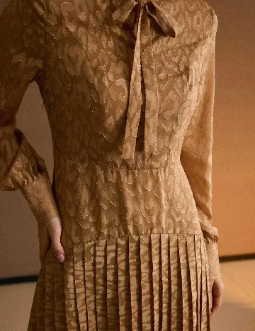 Rochie medie MOTF, maro