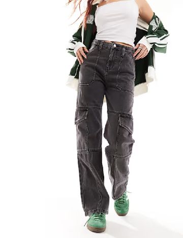 Blugi Miss Selfridge, gri