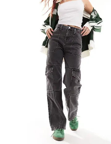 Blugi Miss Selfridge, gri