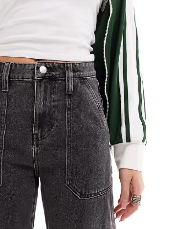 Blugi Miss Selfridge, gri