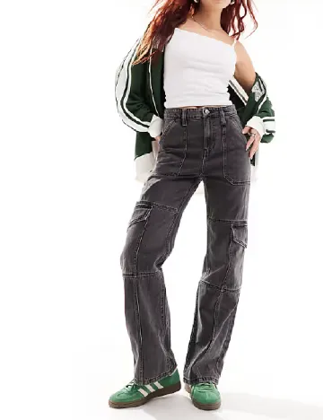 Blugi Miss Selfridge, gri