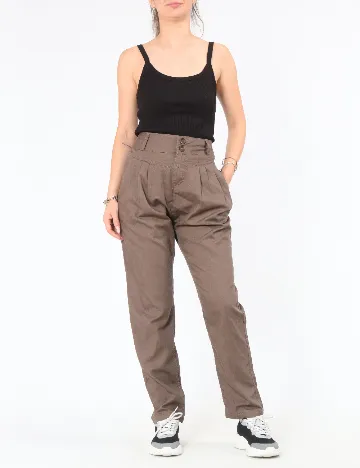 Pantaloni Bershka, maro