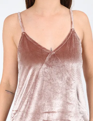 Rochie scurta Pull&Bear, roz pudra inchis