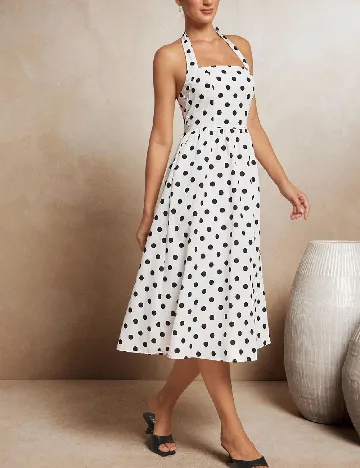 Rochie medie L Amorae, alb