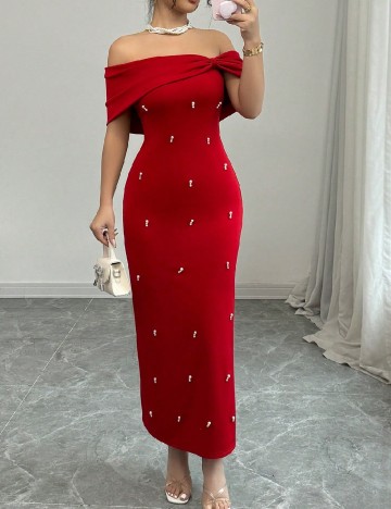 Rochie lunga SHEIN, rosu