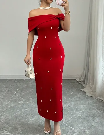 Rochie lunga SHEIN, rosu