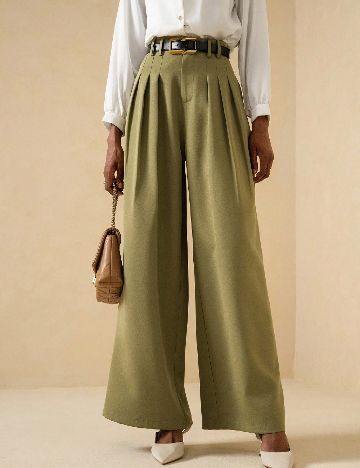 Pantaloni SHEIN, verde