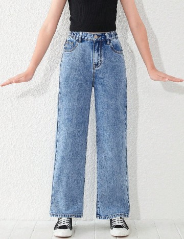 Blugi Shein Kids, albastru