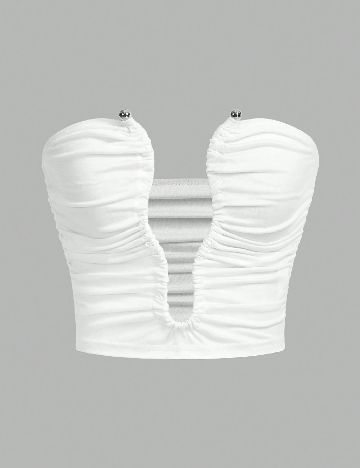 Top SHEIN, alb