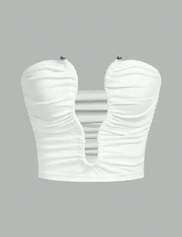 Top SHEIN, alb